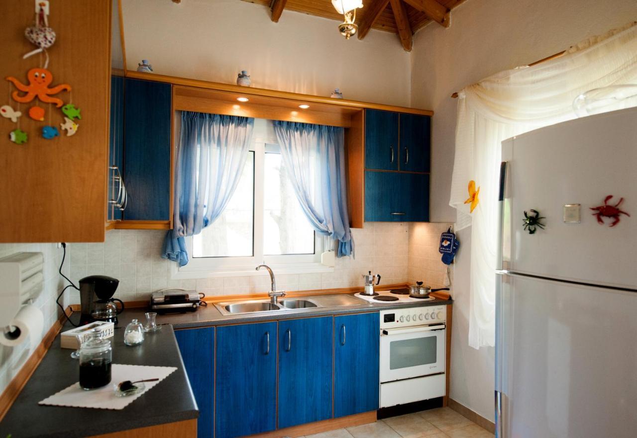 D&P House Villa Chrisi Ammoudia Exteriör bild
